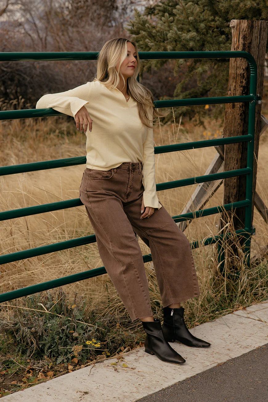 Mellow Yellow Collared Sweater - Image 4