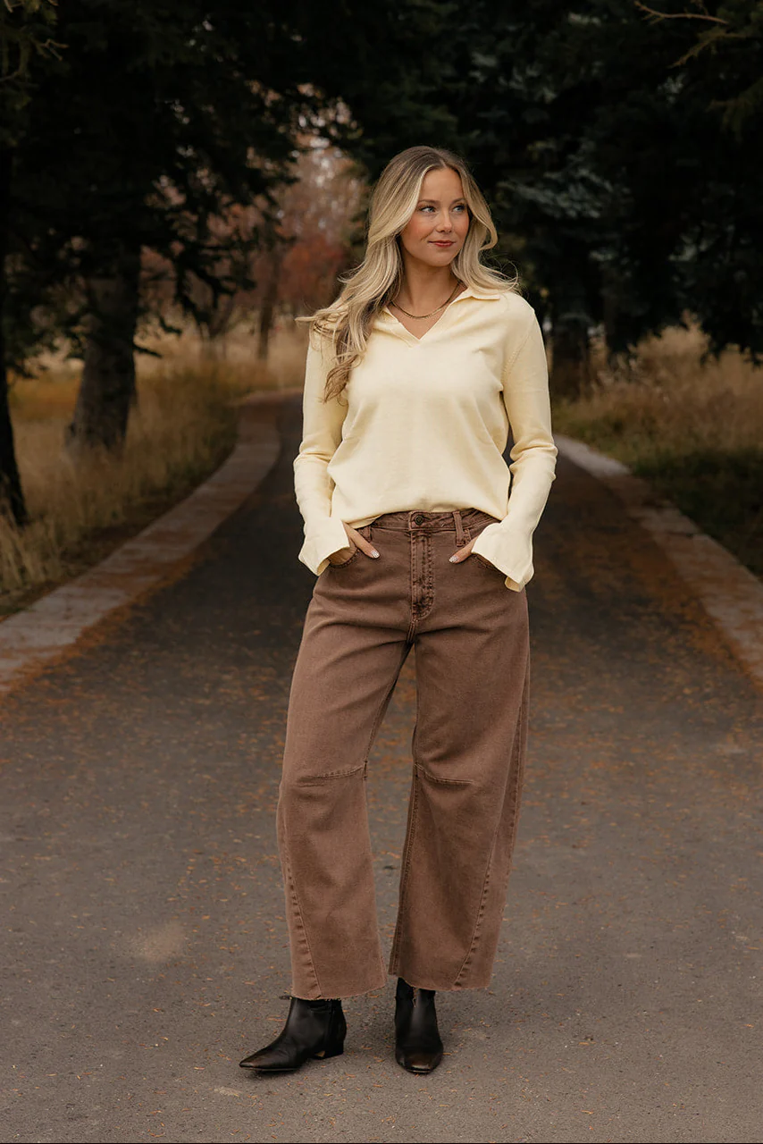 Mellow Yellow Collared Sweater - Image 7