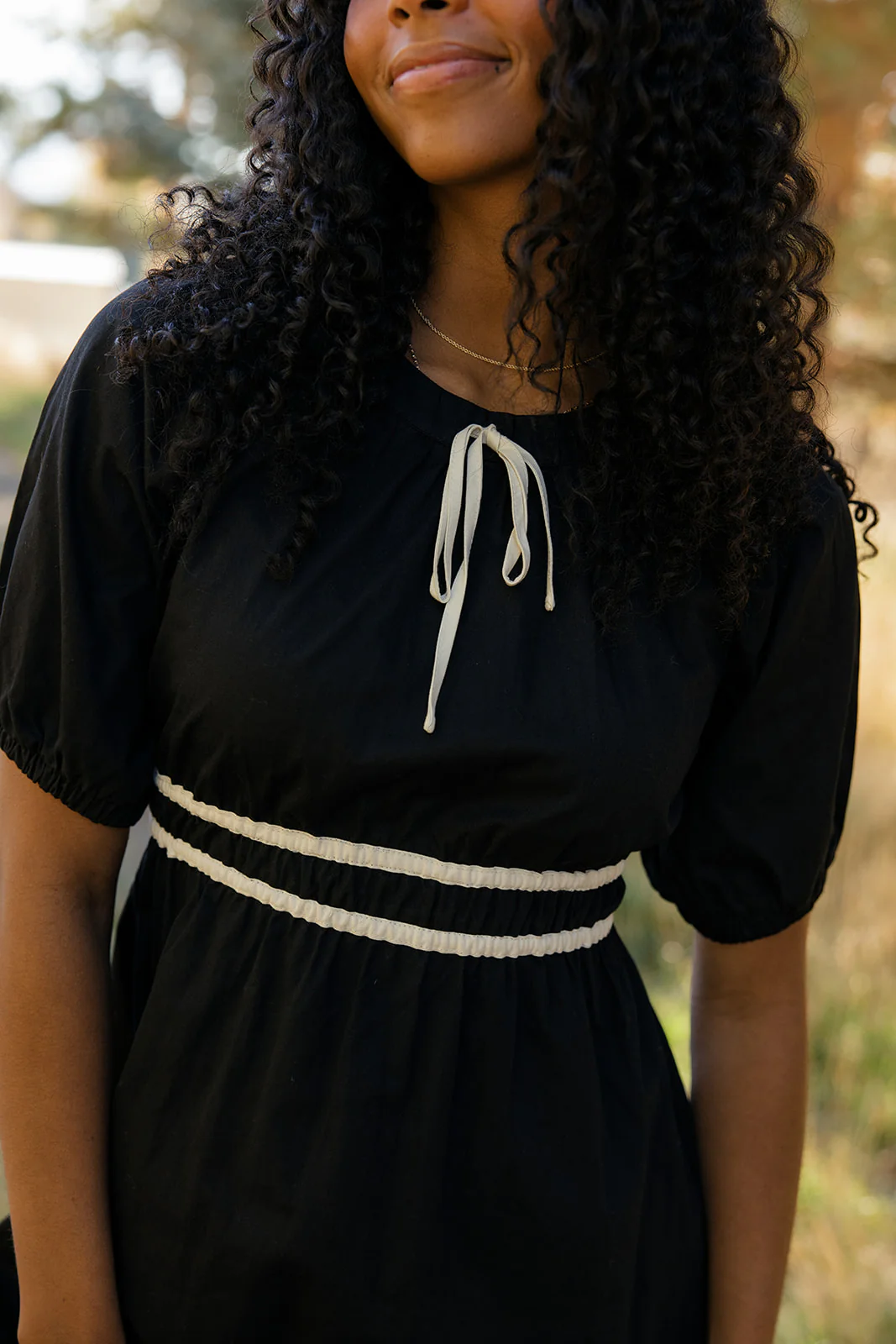 Midnight Ribbon Dress - Image 2