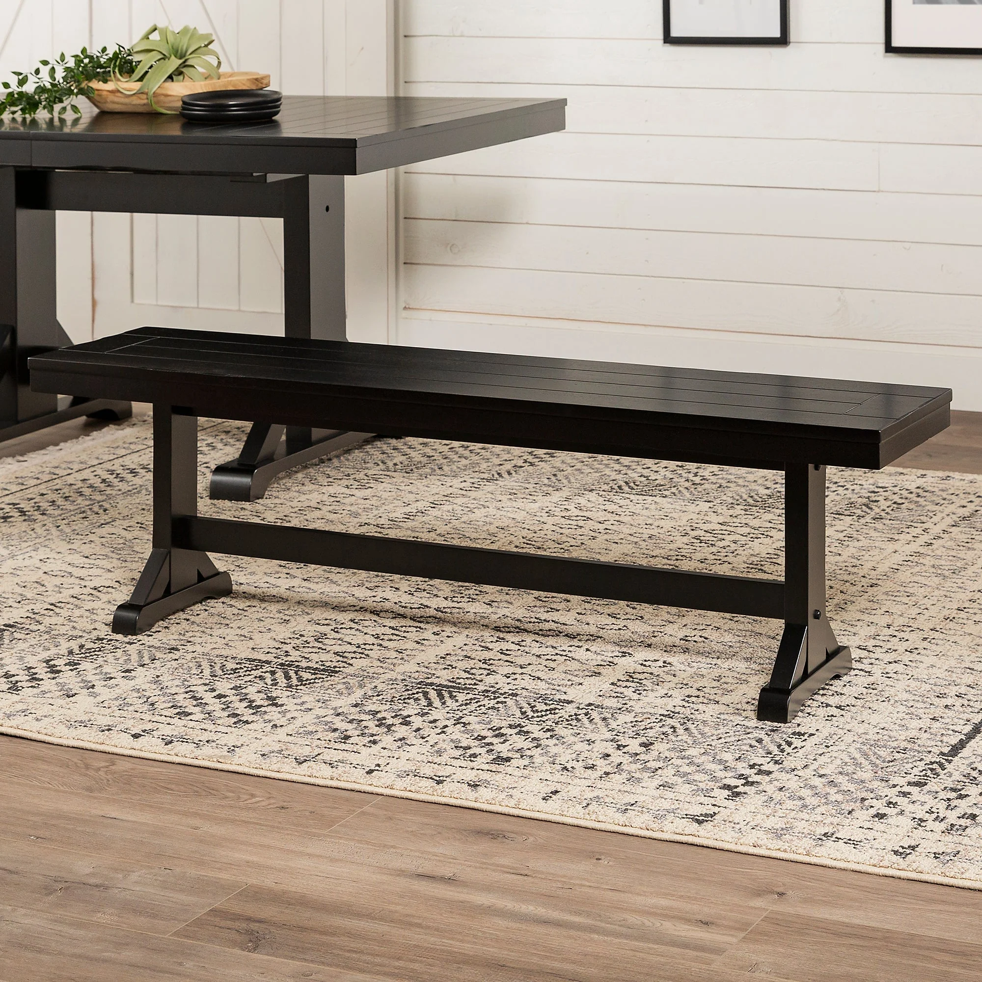Millwright Solid Wood Dining Bench - Image 2