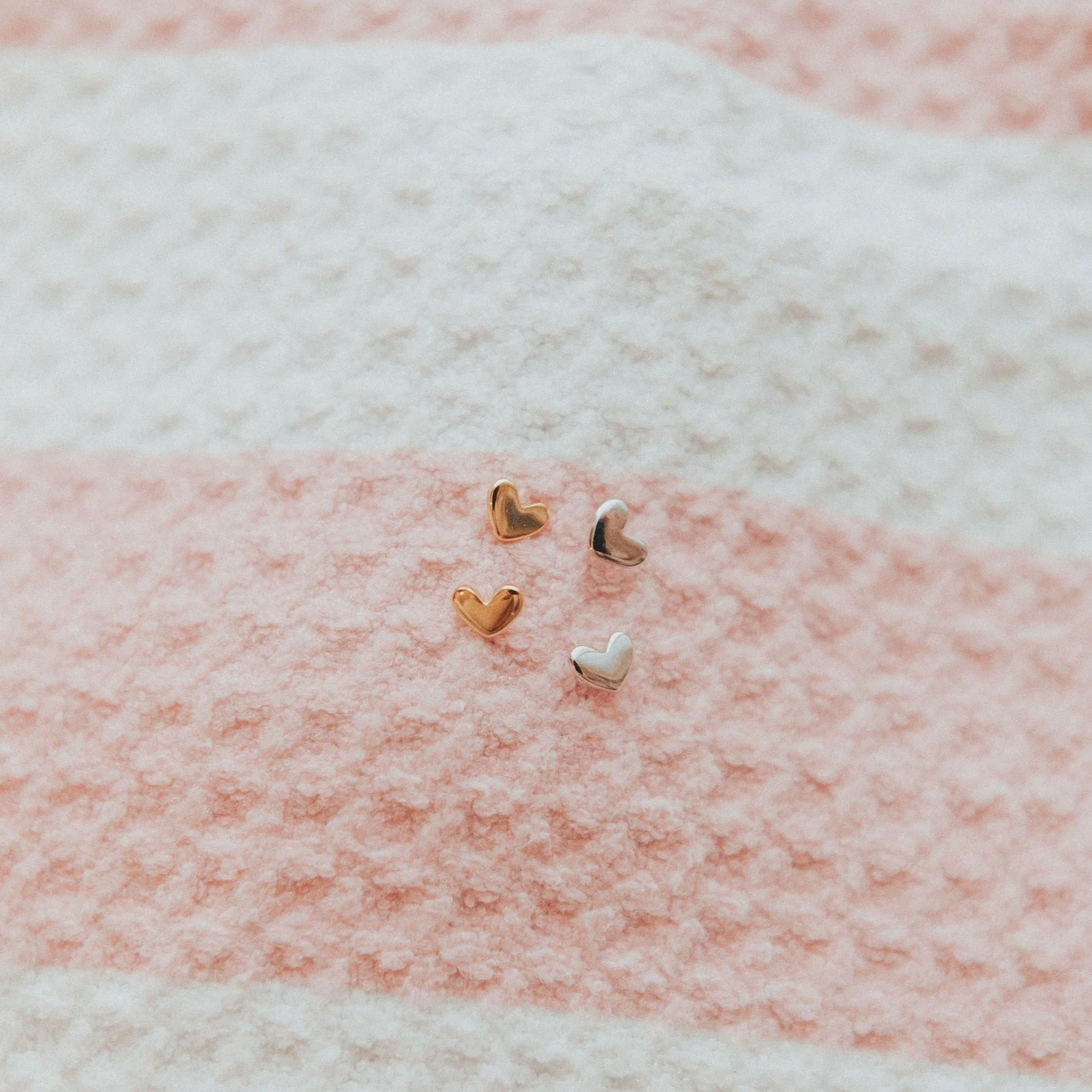 Mini Heart Studs - Image 5