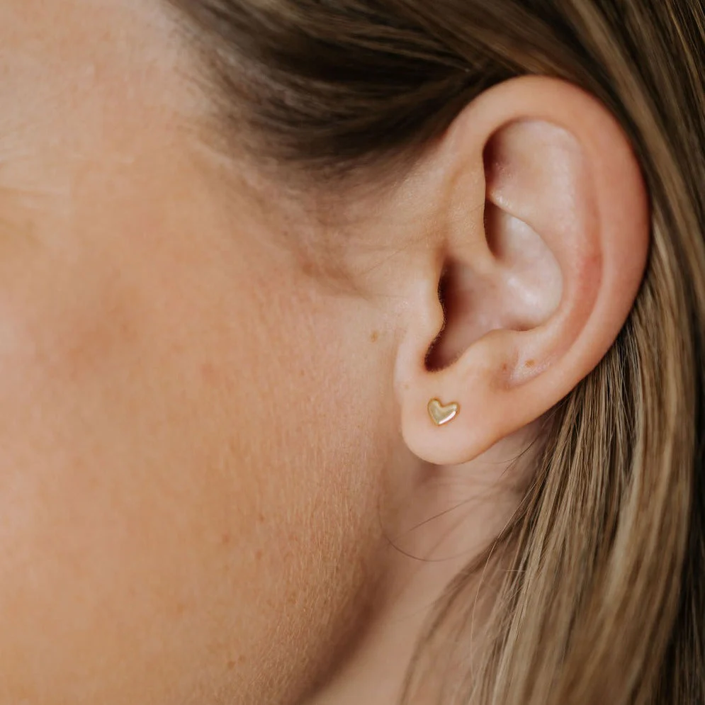 Mini Heart Studs - Image 6