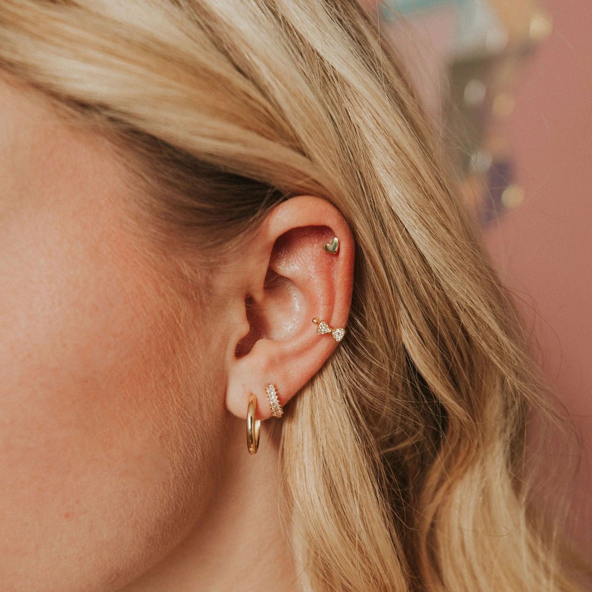 Mini Heart Studs - Image 8