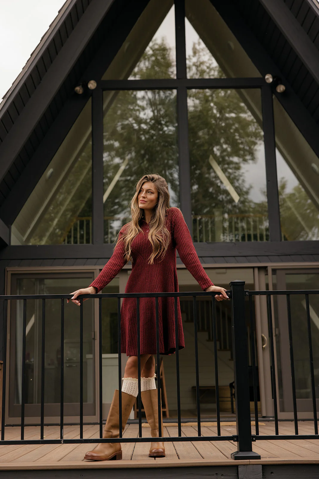 Mirabelle Knit Collared Dress - Image 3