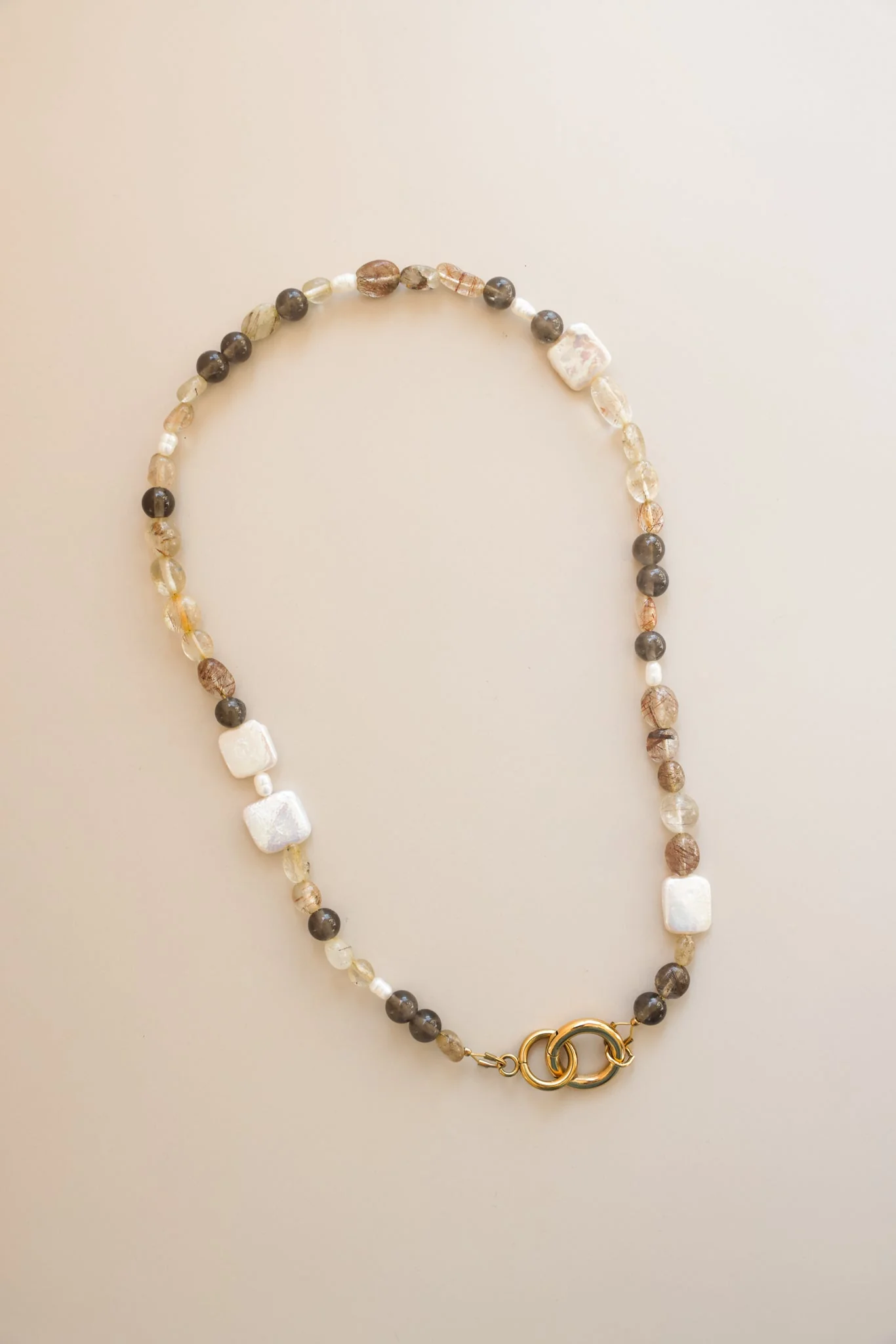 Mixed Quartz + Pearl Necklace - Image 10