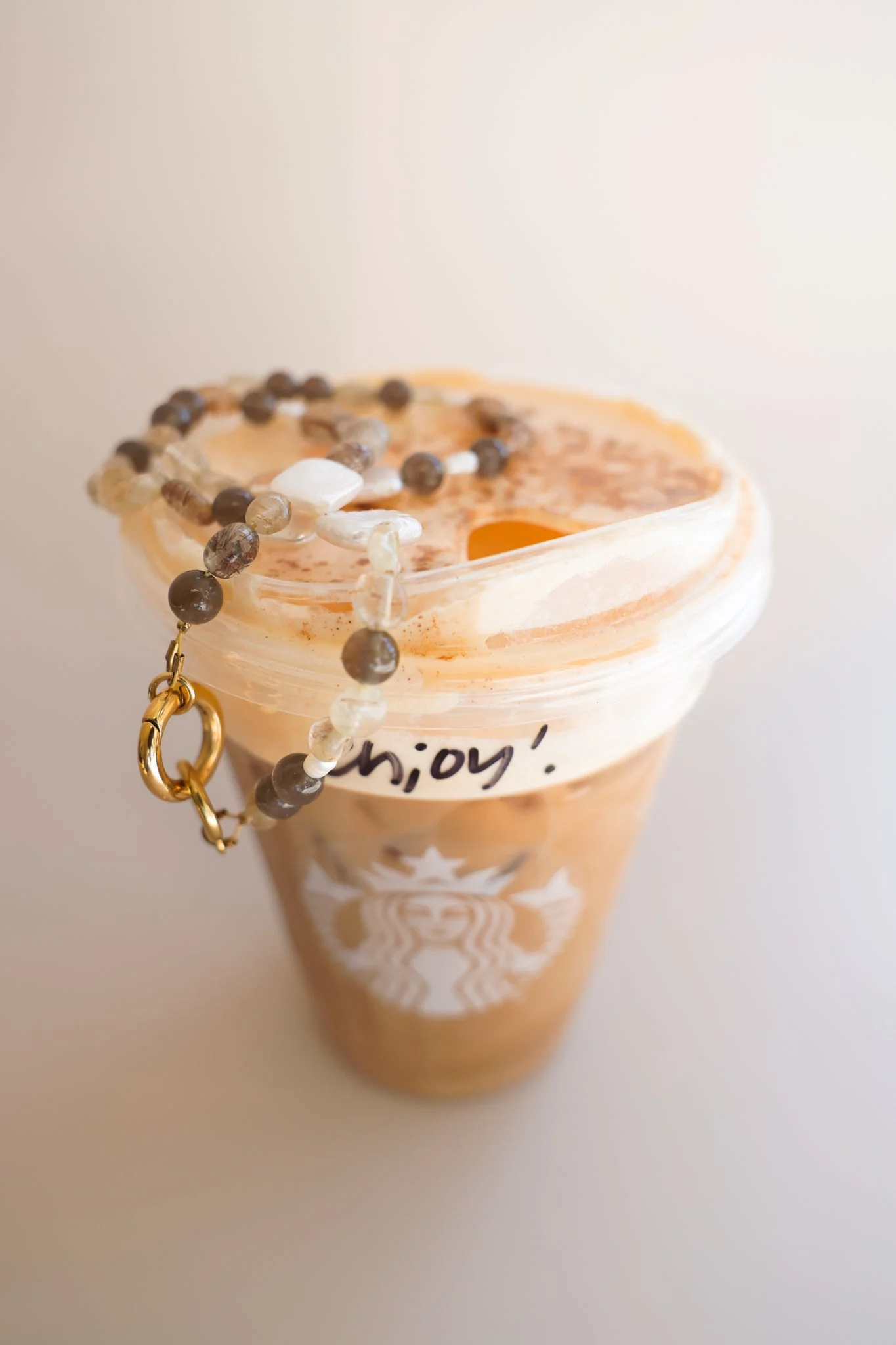 Mixed Quartz + Pearl Necklace - Image 7
