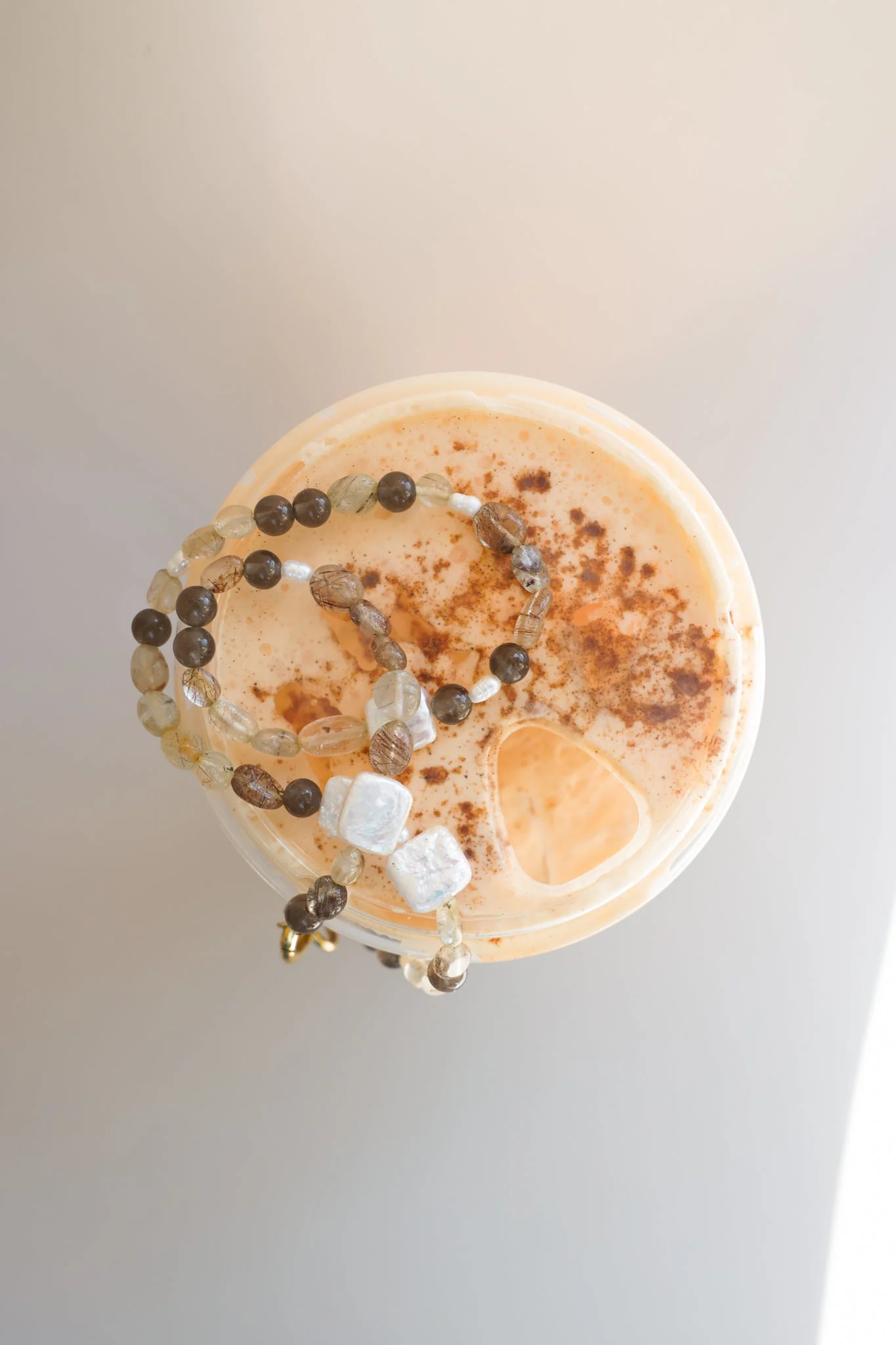 Mixed Quartz + Pearl Necklace - Image 9