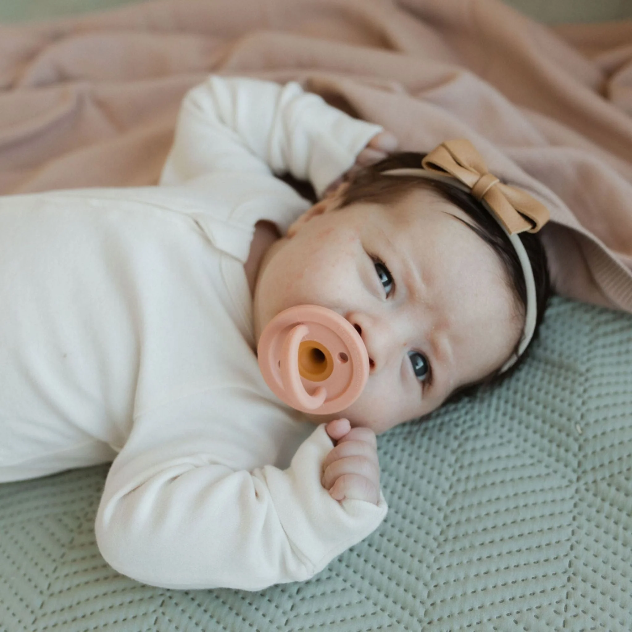 Modern Pacifier | Speckled Almond - Image 2