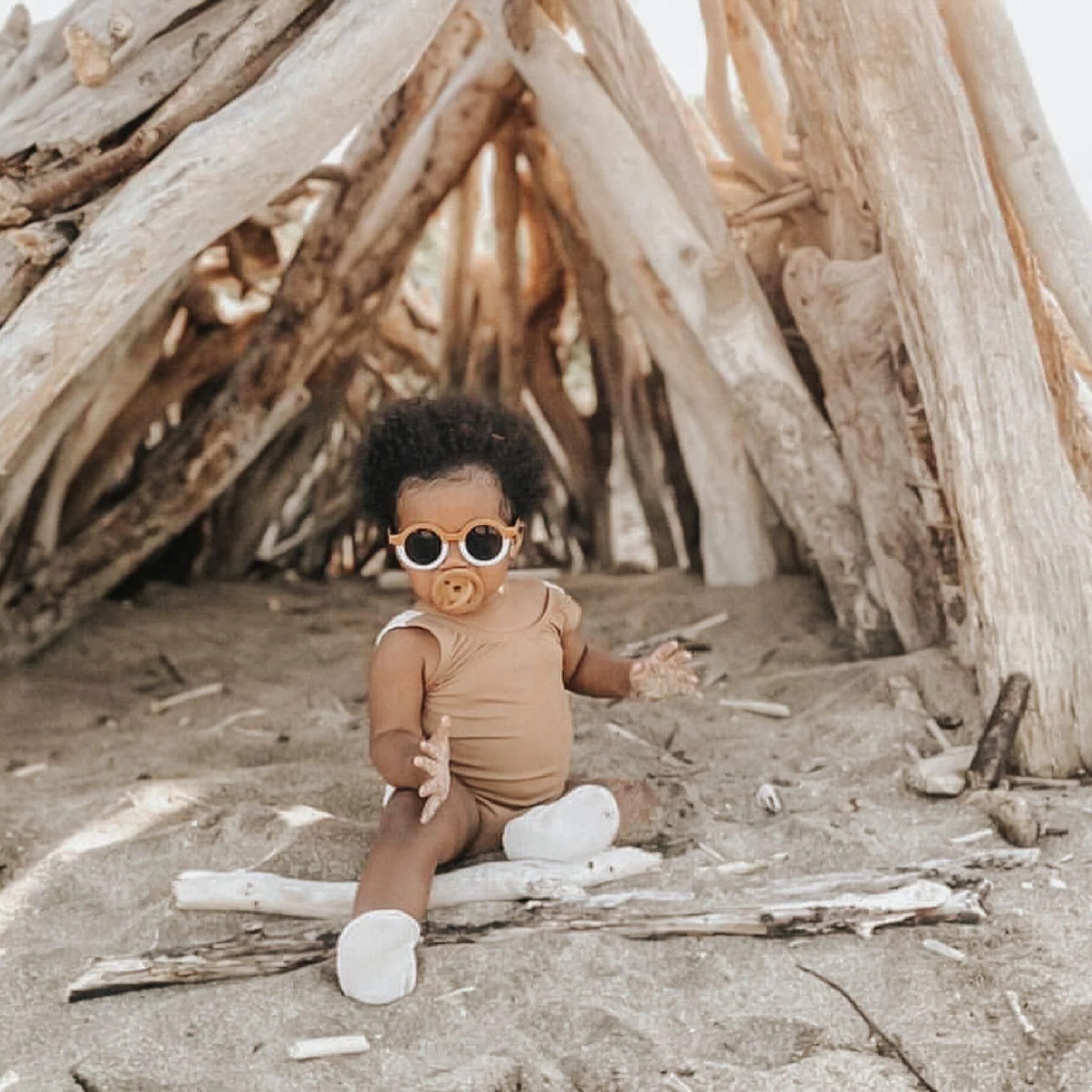 Modern Pacifier | Speckled Almond - Image 4