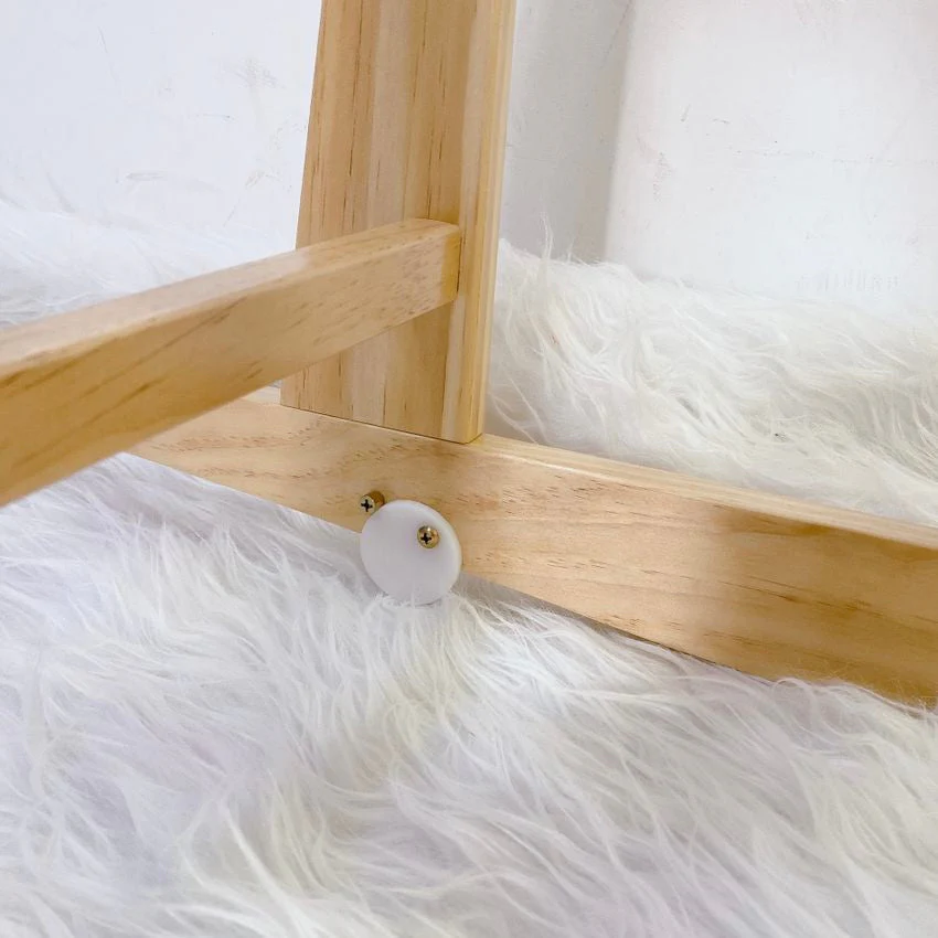 Modern Rocking<br> Moses Bassinet Stand<br>with brake<br>Natural - Image 4