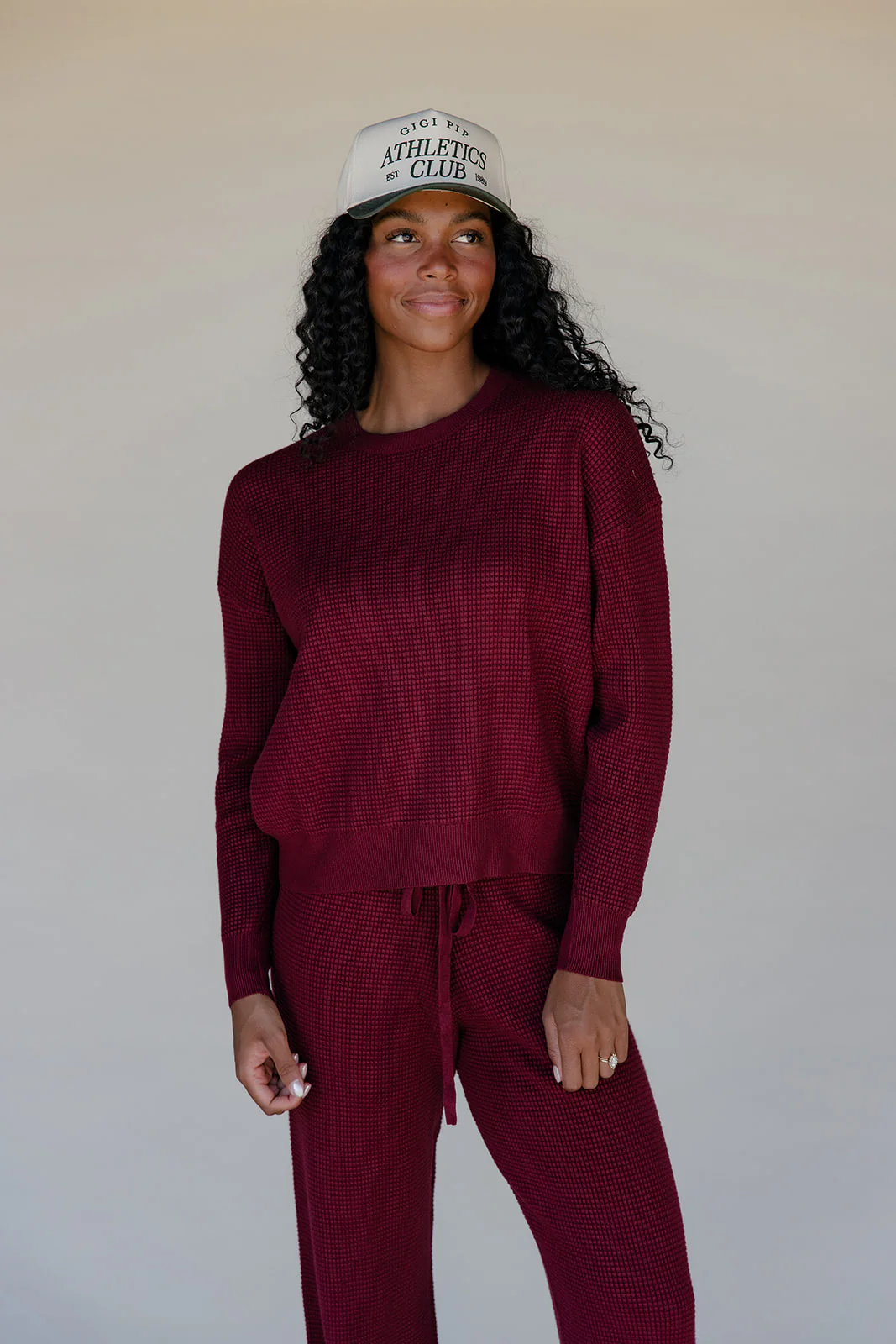 Morning Market Waffle Sweater - Image 2
