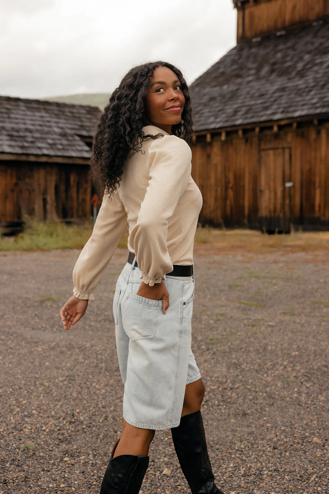 Morning Stroll Collared Blouse - Image 2