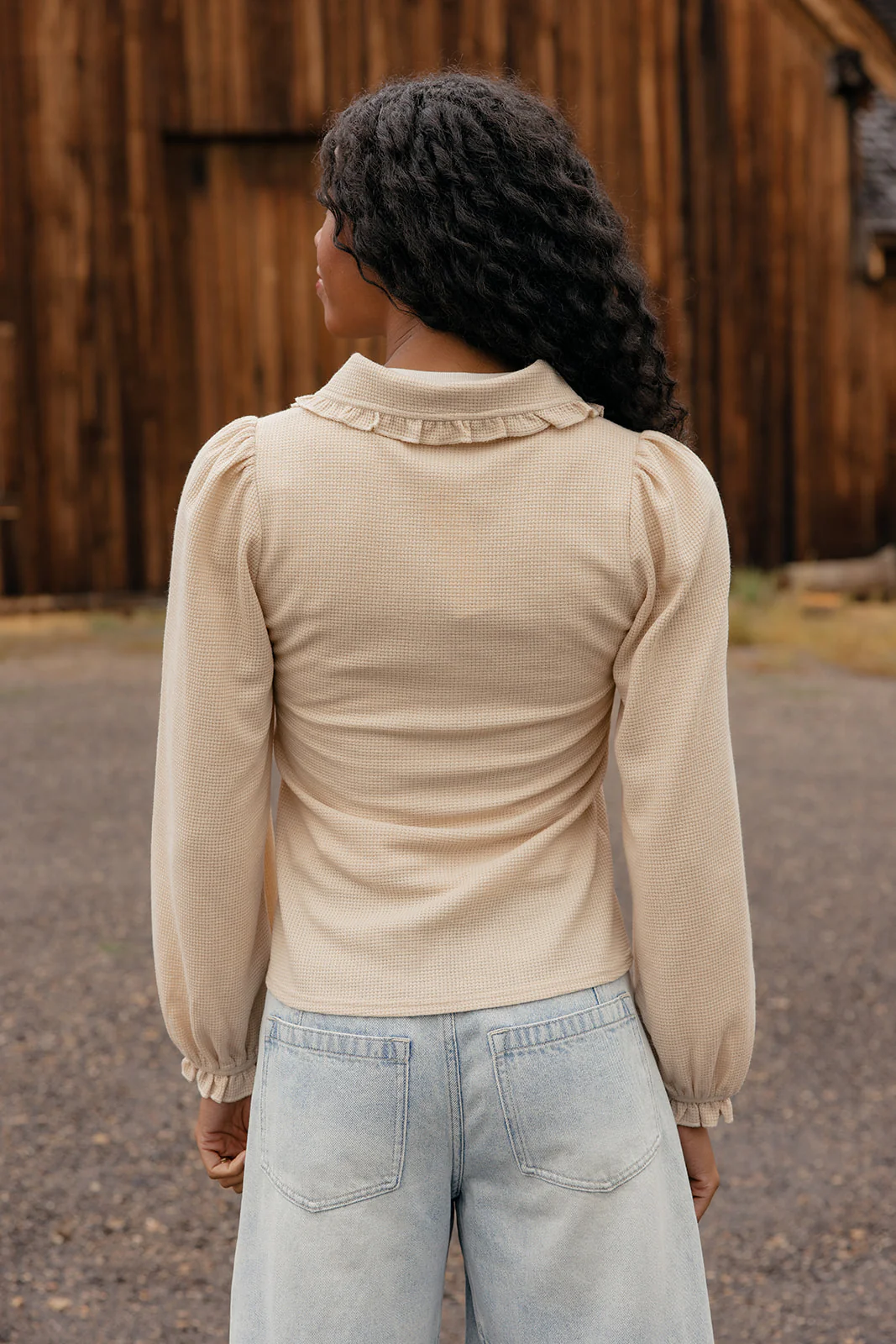 Morning Stroll Collared Blouse - Image 4