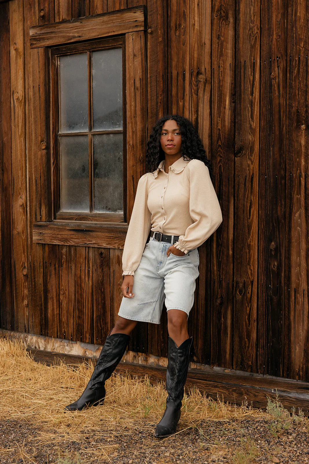 Morning Stroll Collared Blouse - Image 5