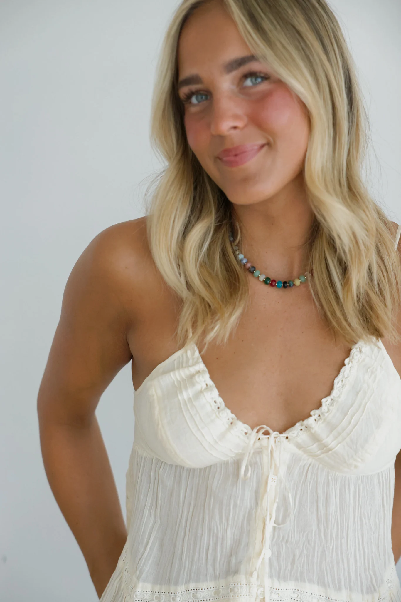 Multi-Colored Gemstone Necklace - Image 10