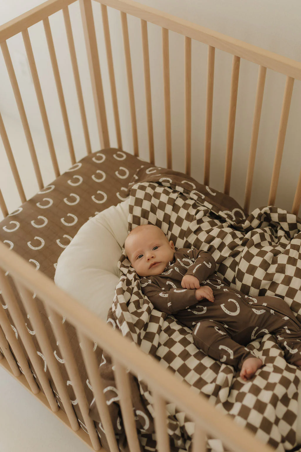 Muslin Crib Sheet | Giddy Up - Image 7