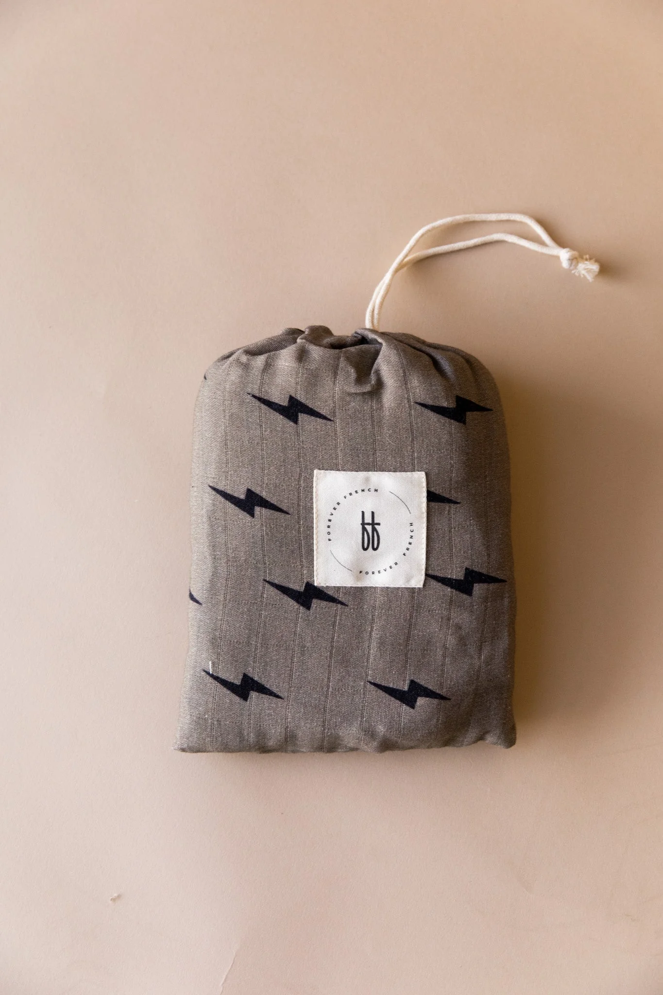 Muslin Crib Sheet | Lightning Bolt | PRE-ORDER Arrives Late May - Image 2