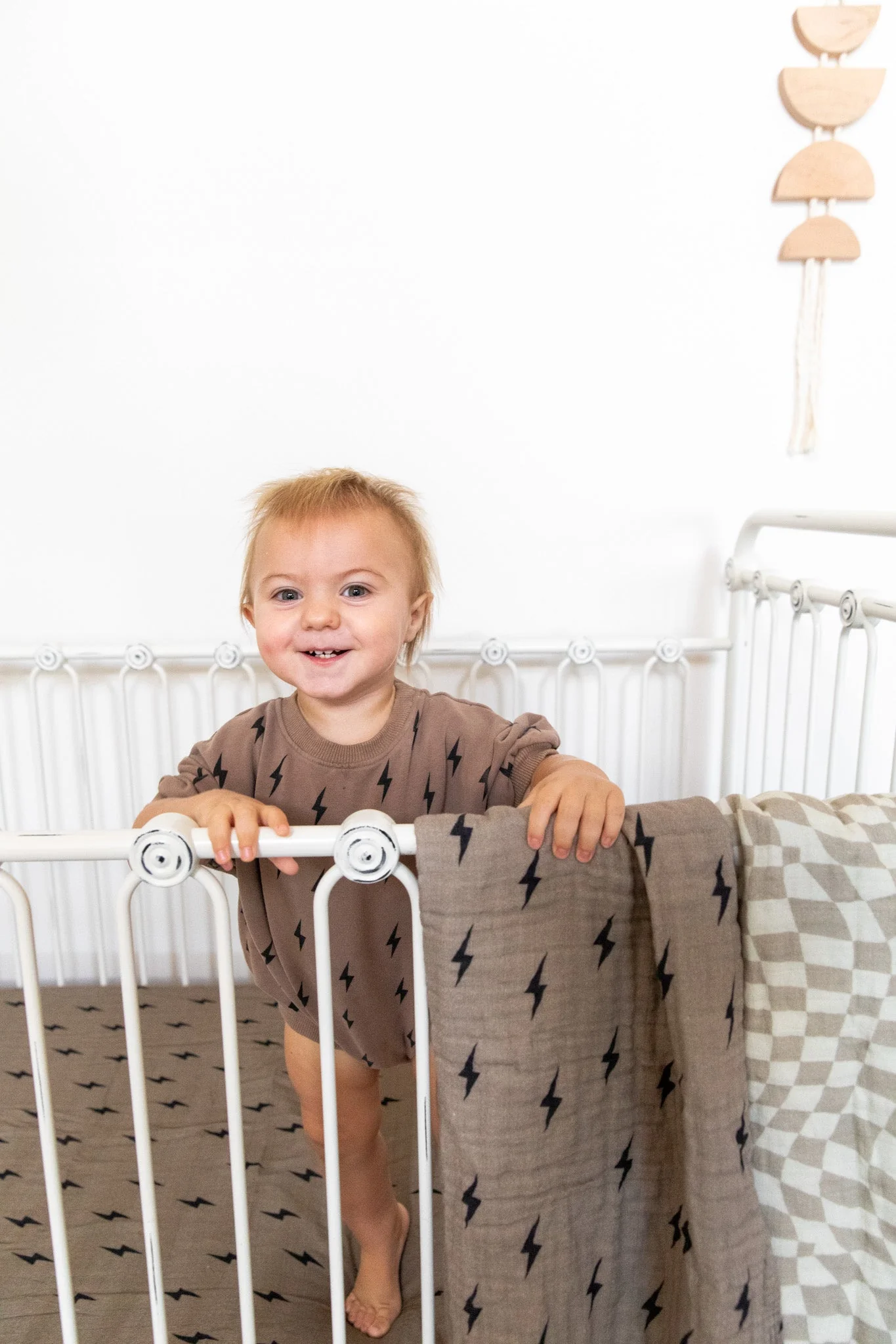 Muslin Crib Sheet | Lightning Bolt | PRE-ORDER Arrives Late May - Image 5