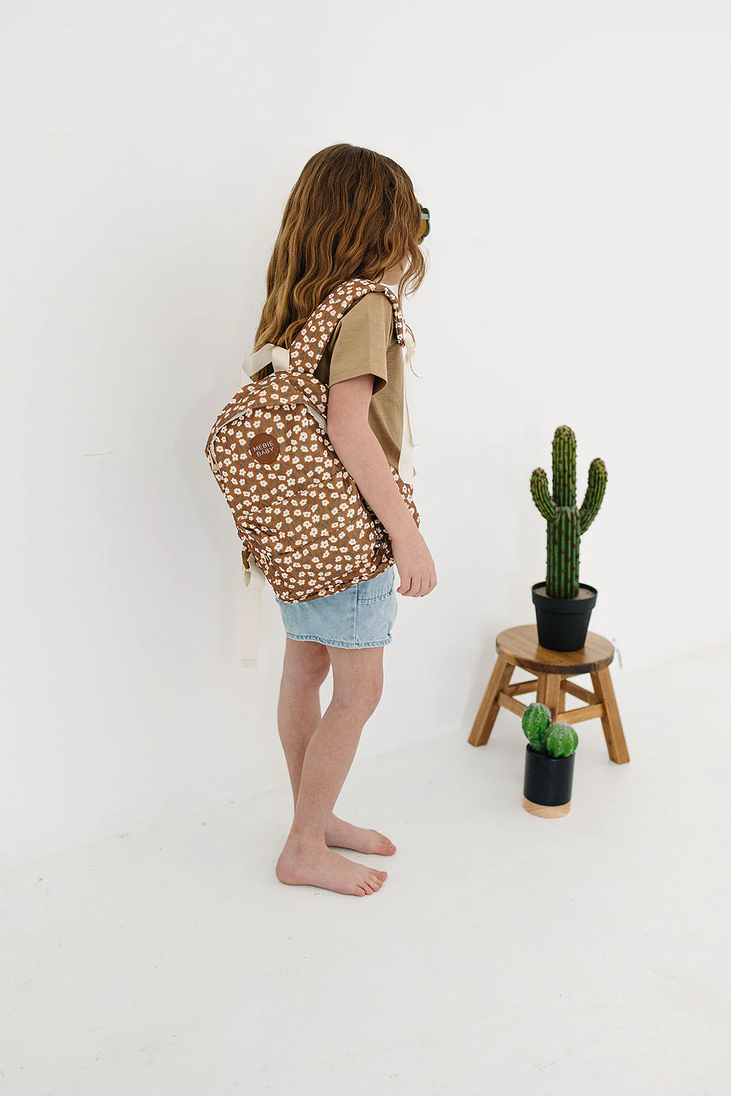 Mustard Floral Mini Backpack - Image 6