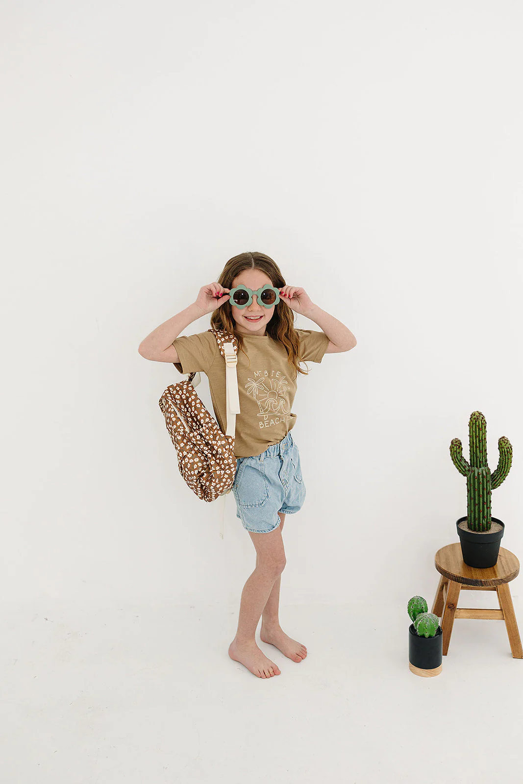 Mustard Floral Mini Backpack - Image 7