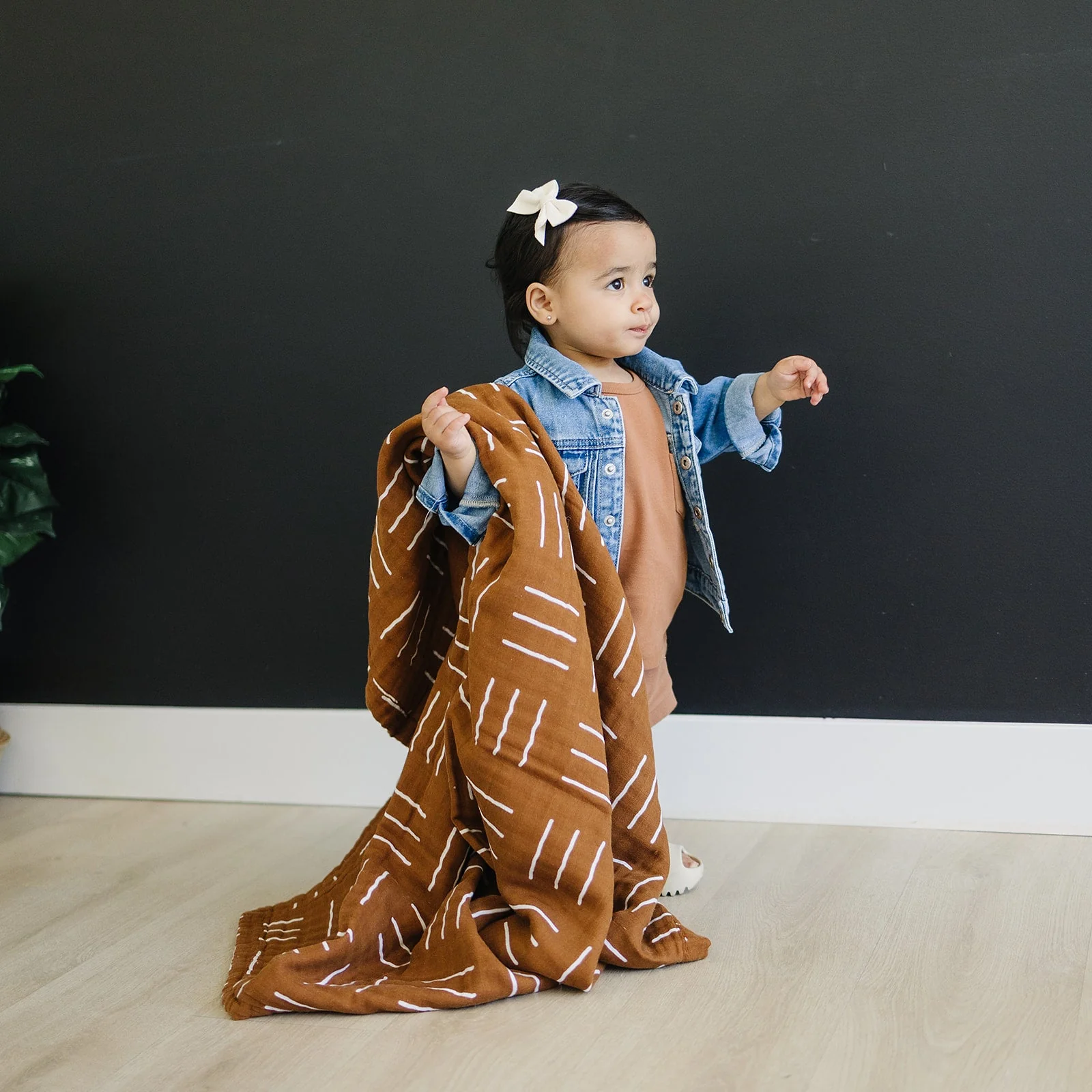 Mustard Mudcloth Muslin Quilt - Image 3