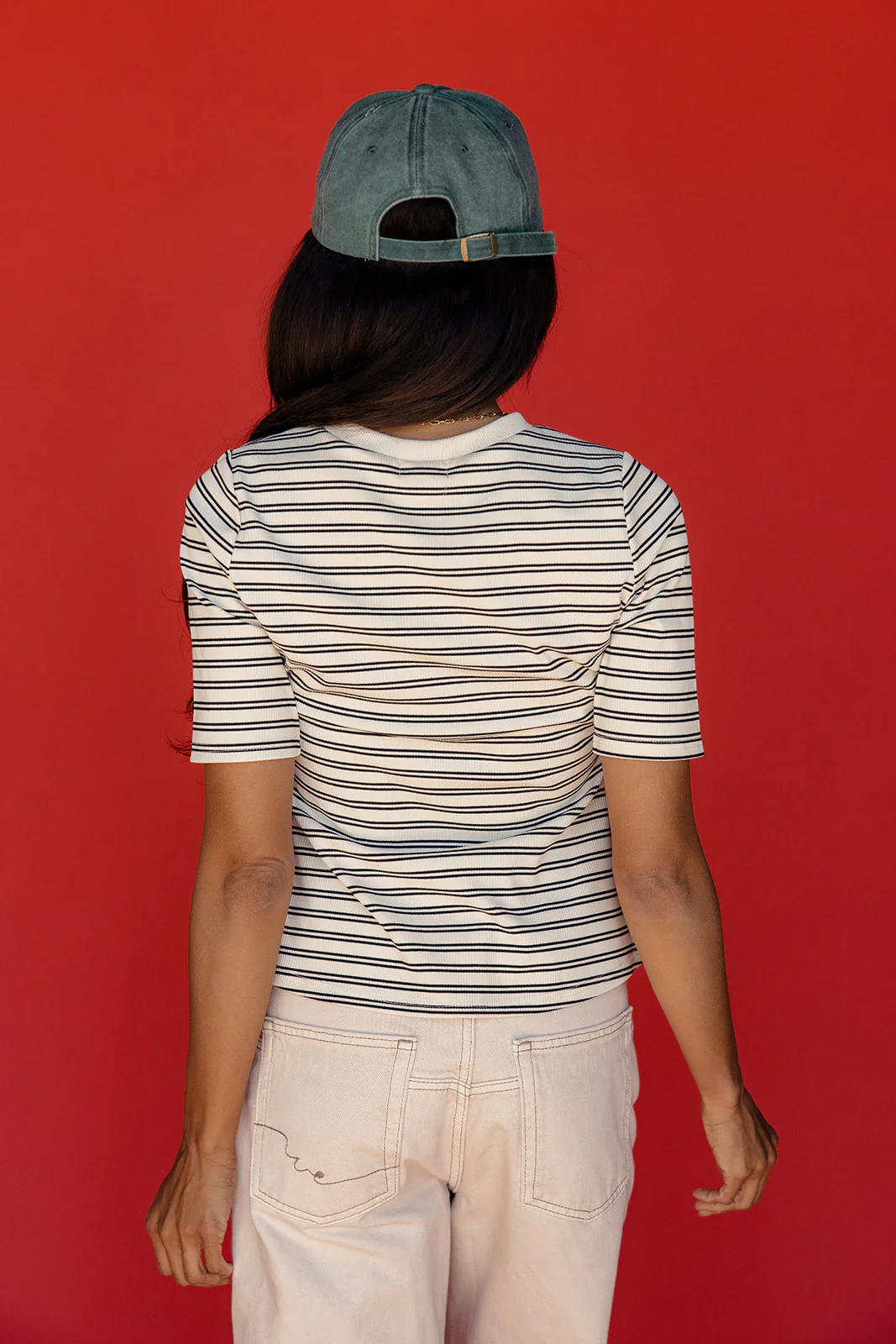 Myla Striped Tee - Image 11
