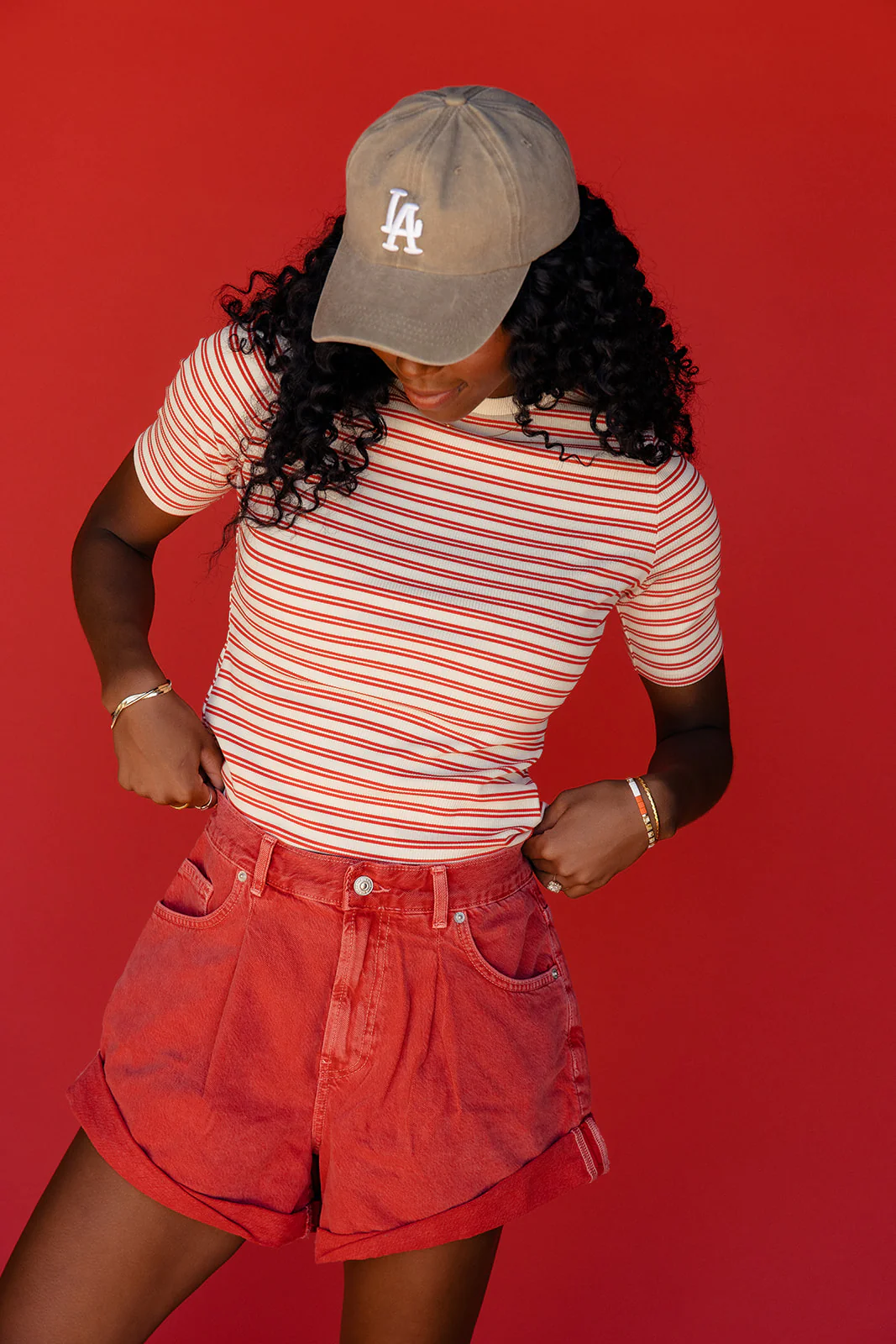 Myla Striped Tee - Image 18
