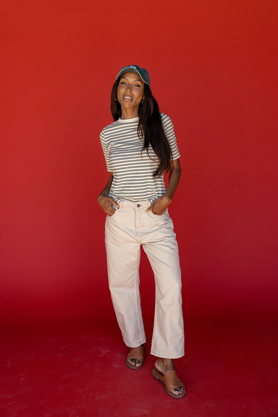 Myla Striped Tee - Image 9