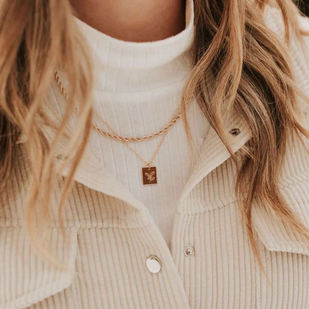 Naomi Gold Filled Rope Necklace - Image 2