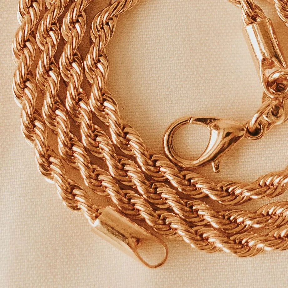 Naomi Gold Filled Rope Necklace - Image 5