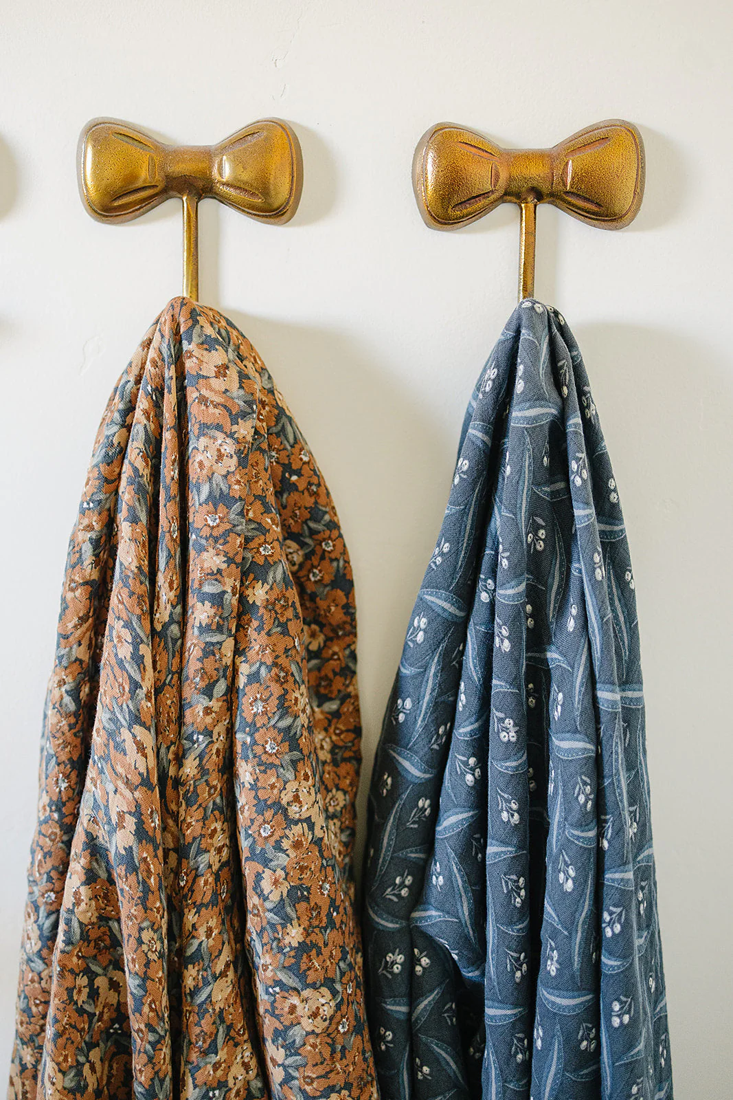 Navy Berry Muslin Swaddle Blanket - Image 4