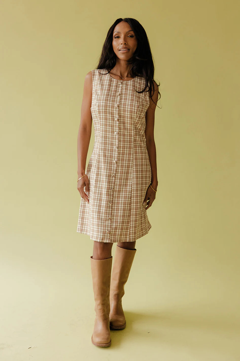 Oakwood Plaid Tank Dress - Image 3