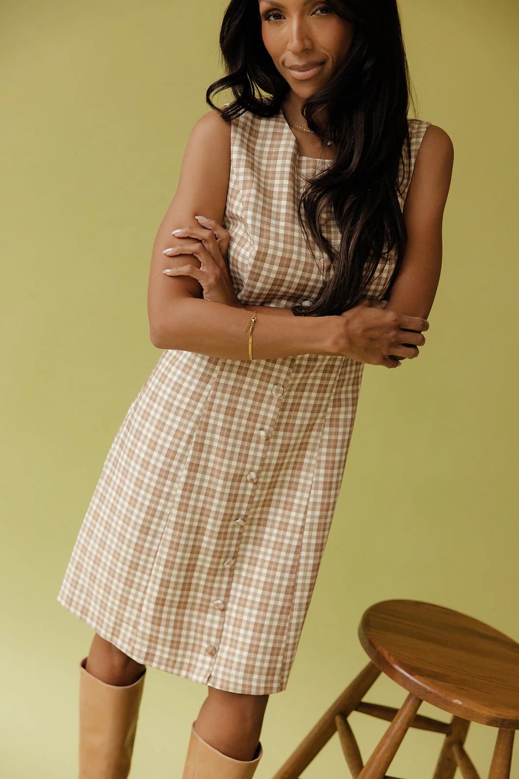 Oakwood Plaid Tank Dress - Image 7