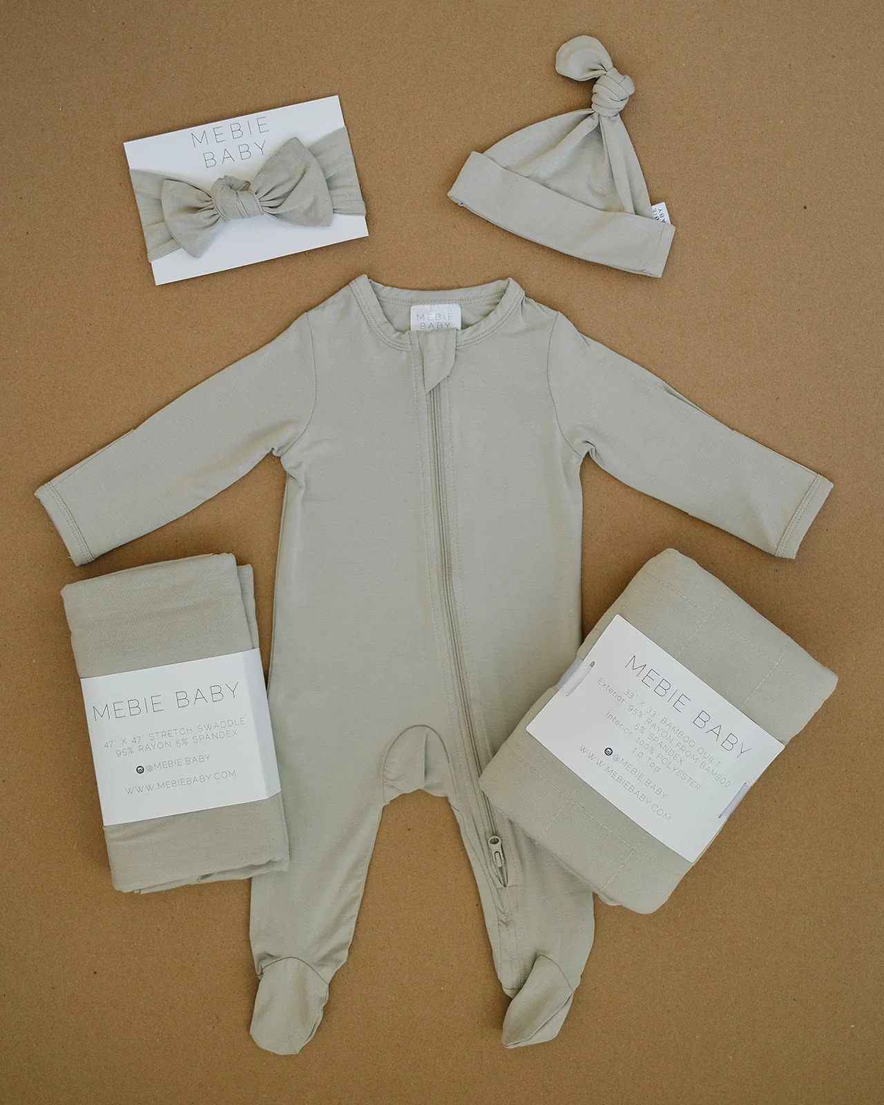Oatmeal Bamboo Zipper - Image 5