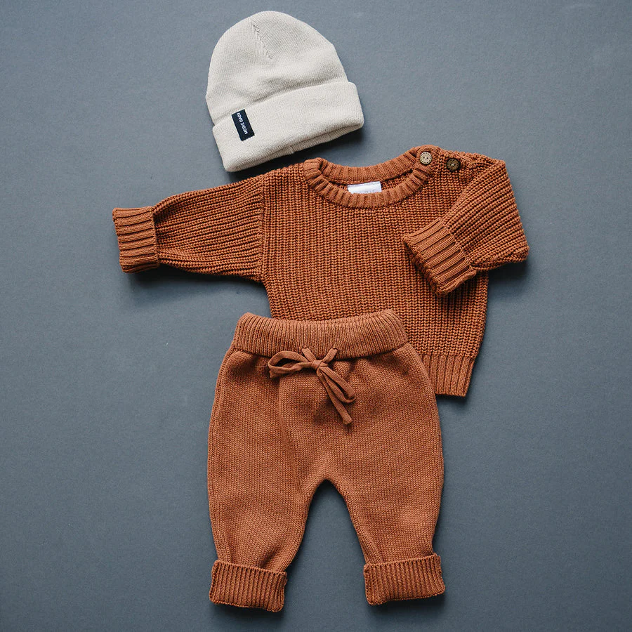 Oatmeal Mebie Baby Beanie - Image 4
