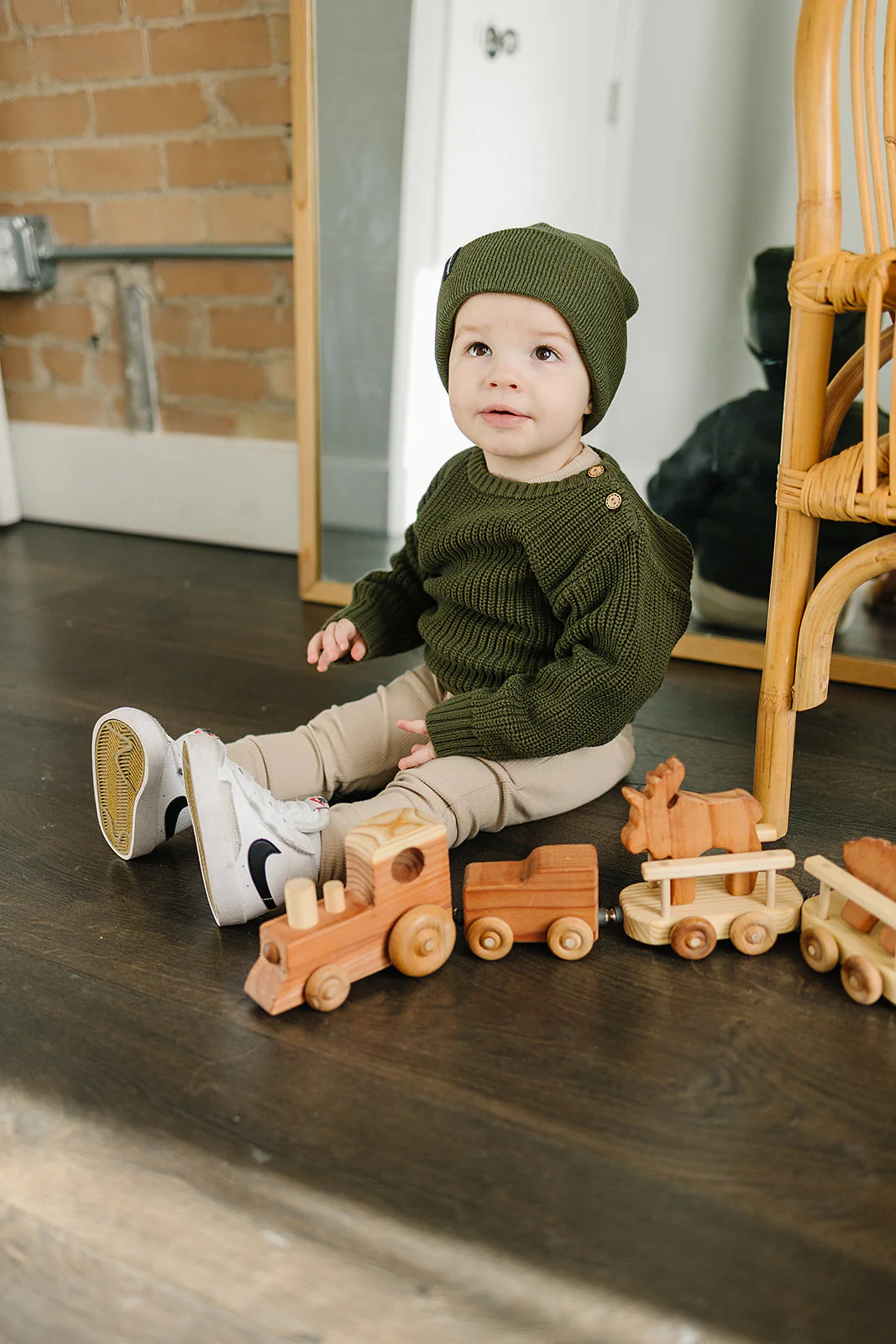 Oatmeal Organic Leggings - Image 4