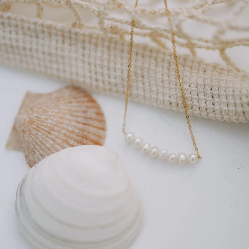 Oceanside Pearl Necklace - Image 3
