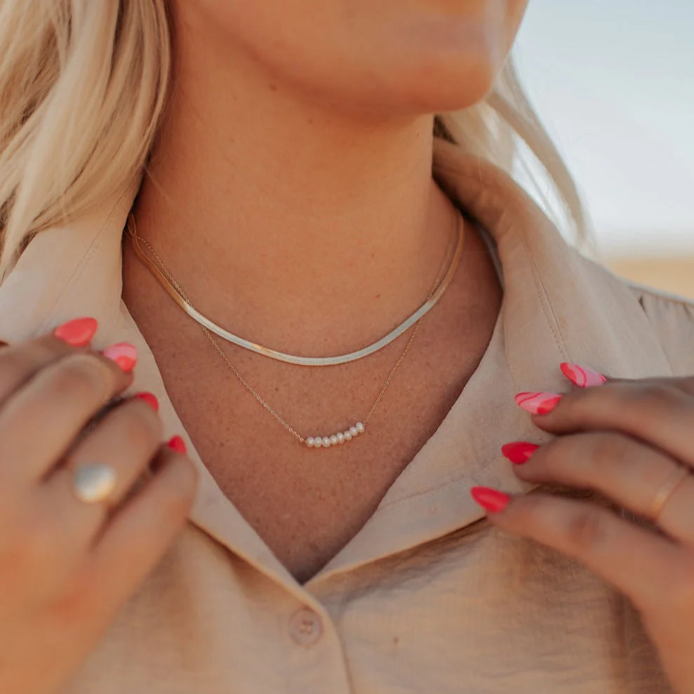 Oceanside Pearl Necklace - Image 5