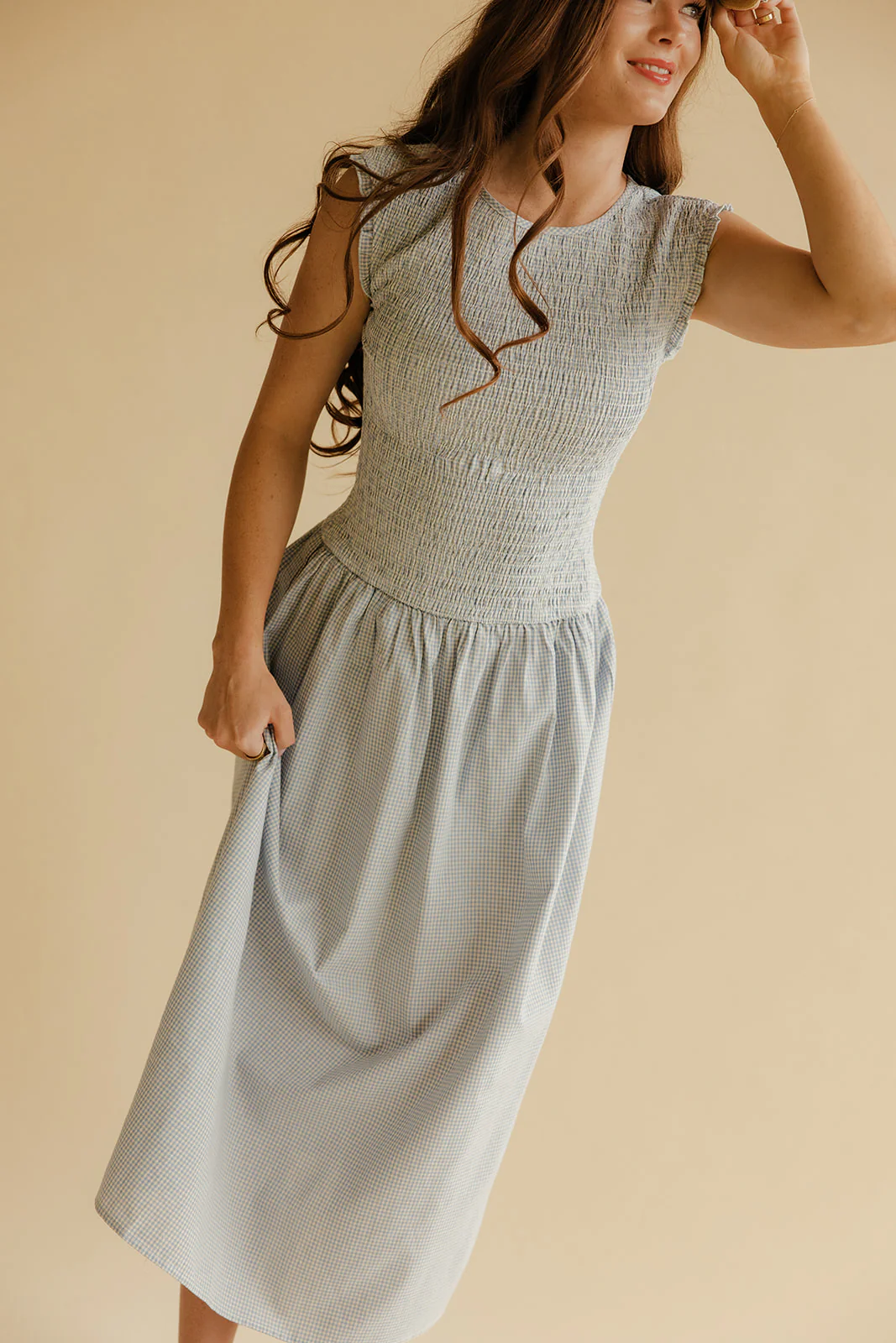 On A Stroll Gingham Dress - Image 5