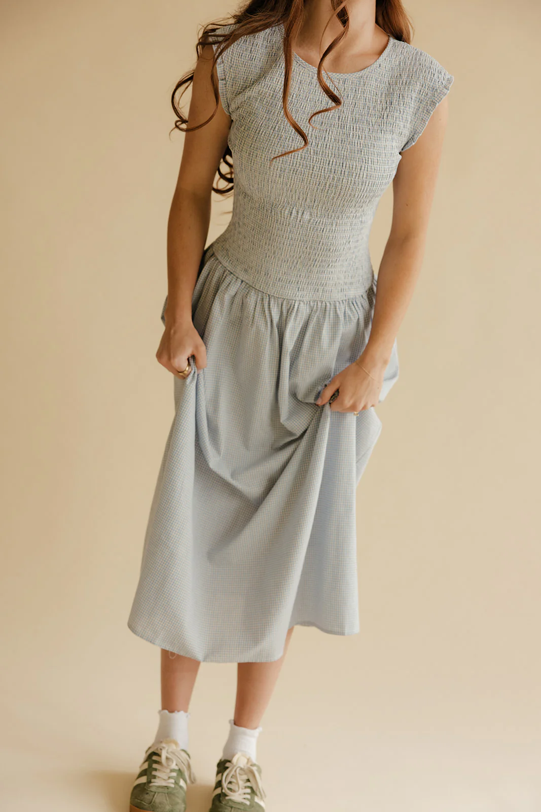 On A Stroll Gingham Dress - Image 8