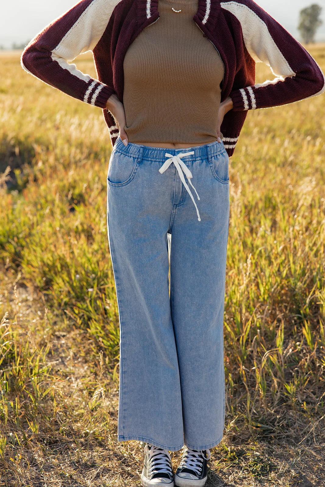 On My Own Tie Waist Pants - Image 2