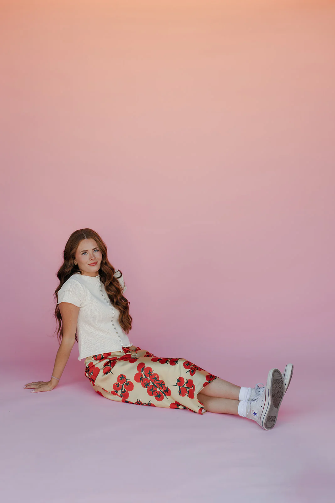 On The Vine Satin Skirt - Image 6