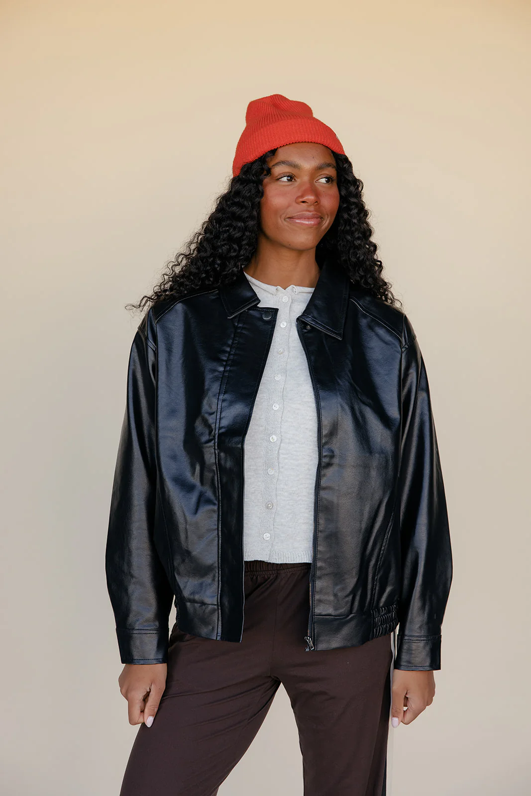 Onyx Leather Jacket - Image 6
