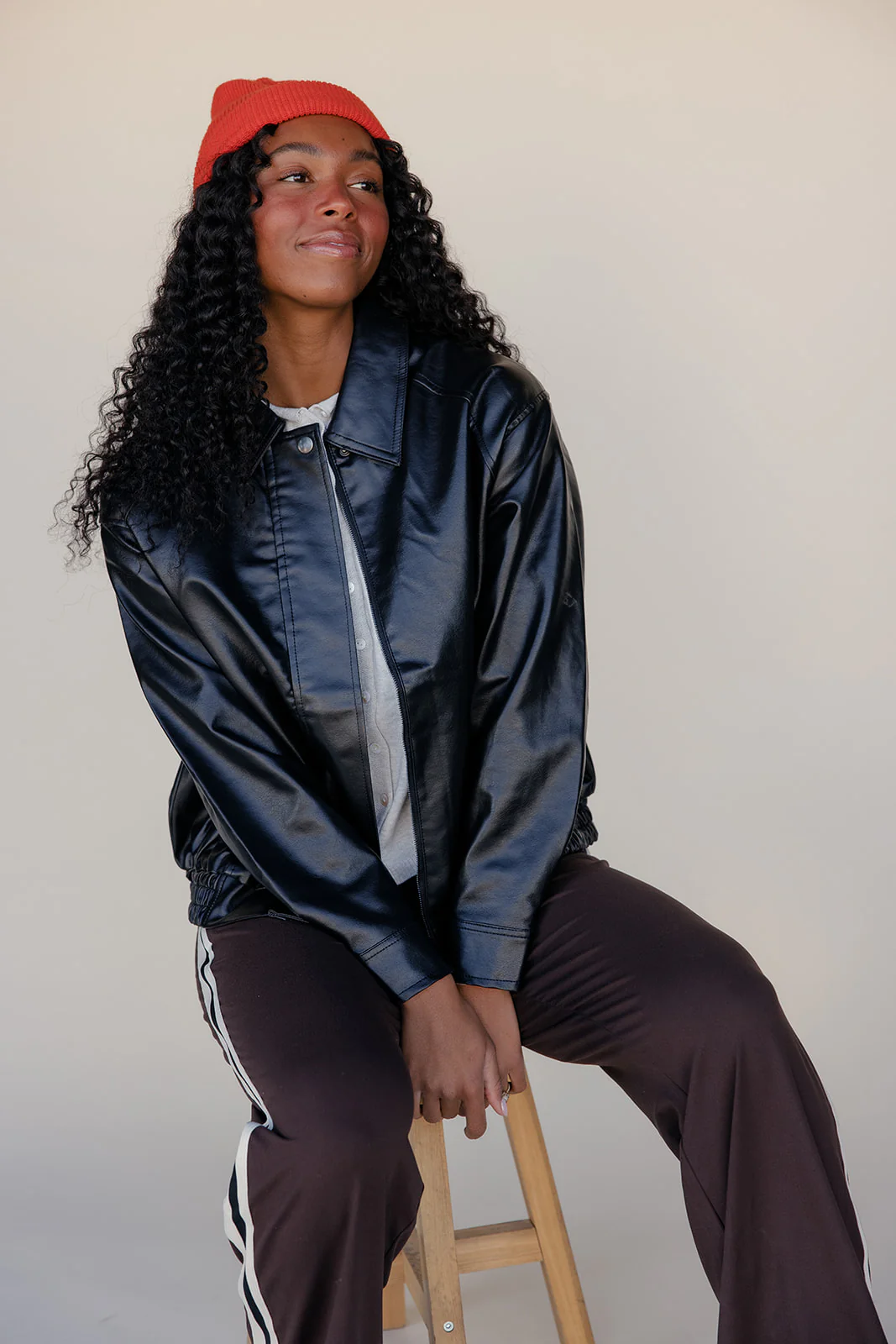 Onyx Leather Jacket - Image 8