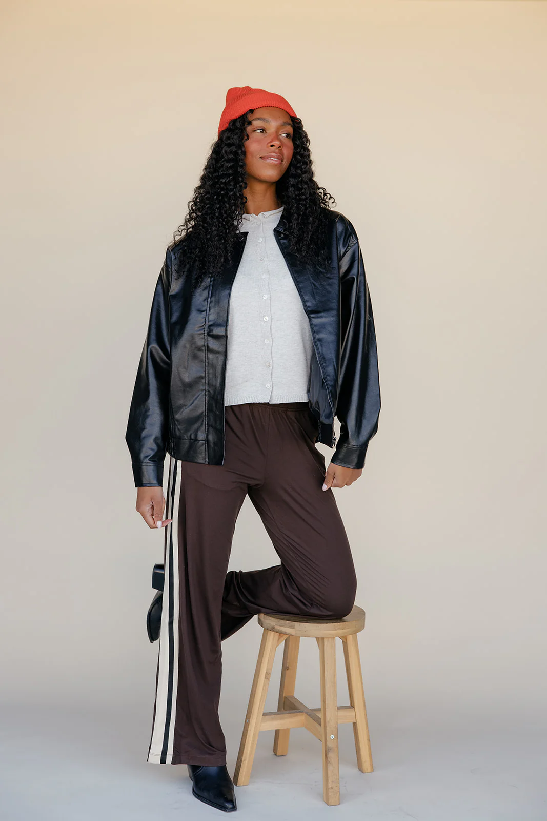 Onyx Leather Jacket - Image 9