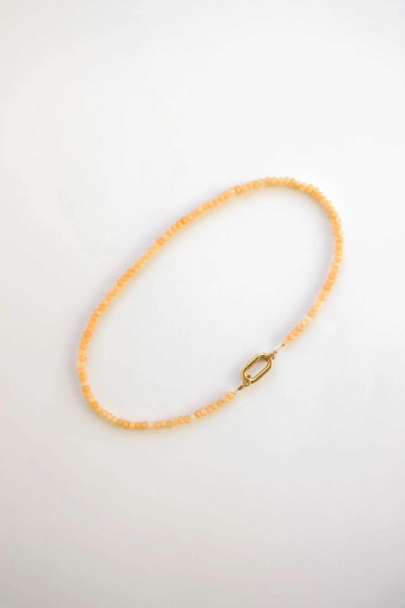 Orange Jade Necklace - Image 3