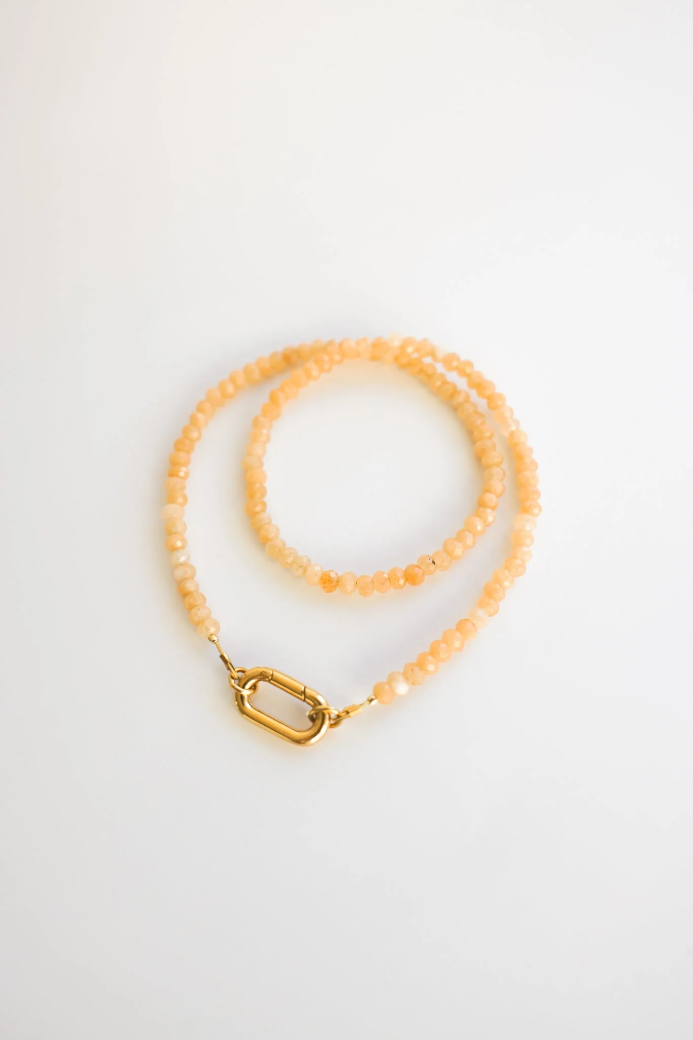 Orange Jade Necklace - Image 4