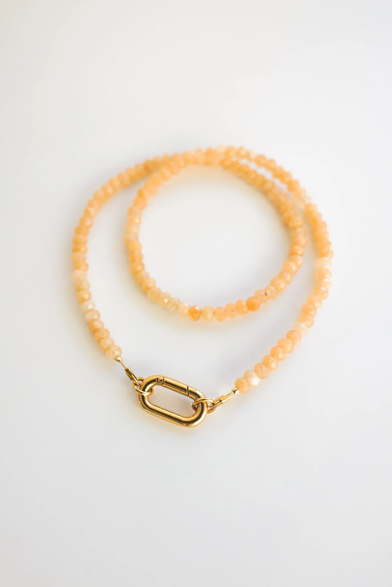 Orange Jade Necklace - Image 7