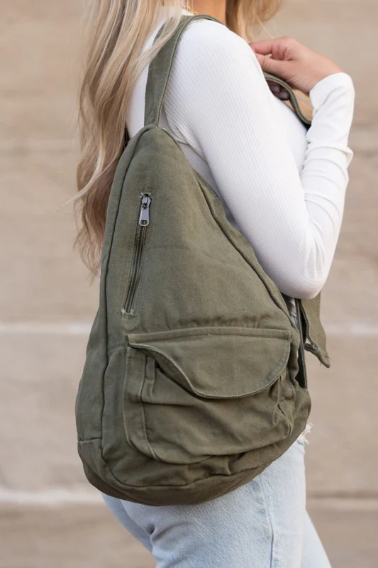 Oversized Canvas Sling - Image 2