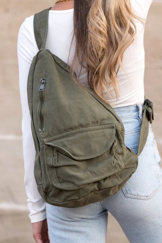 Oversized Canvas Sling - Image 3